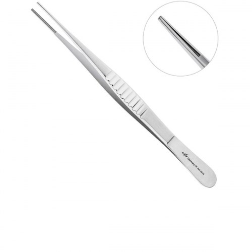 Пинцет 15,0 см De Bakey атравматичный прямой 1231916281 - фото 450269