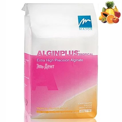 Слепочная масса альгинатная AlginPlus tropical 453 г, вкус тропических фруктов 1231919306 - фото 450362