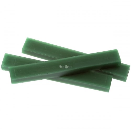 Воск погружной в брусках, зеленый, мягкий, 200 г, SCHULER-DENTAL 1231920436 - фото 450449