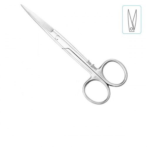 Ножницы 140 мм прямые с двумя острыми концами 1231917444 - фото 450661