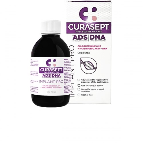 Ополаскиватель для полости рта CURASEPT ADS 020 IMPLANT PRO, 200мл 1231917841 - фото 450935