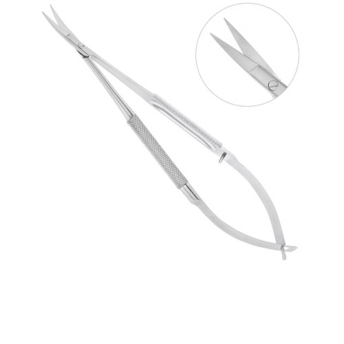 Ножницы 14 см изогнутые Castroviejo-Gomel 1231916177 - фото 451111