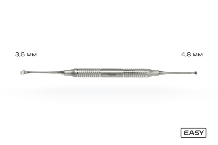 Кюретажная ложка Molt 2/4 EASY 3.5/4.8 мм 4007S - фото 451268