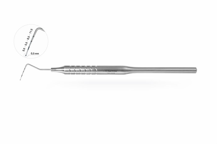 Зонд пародонтальный односторонний WHO (с шариком) 4308 - фото 451271