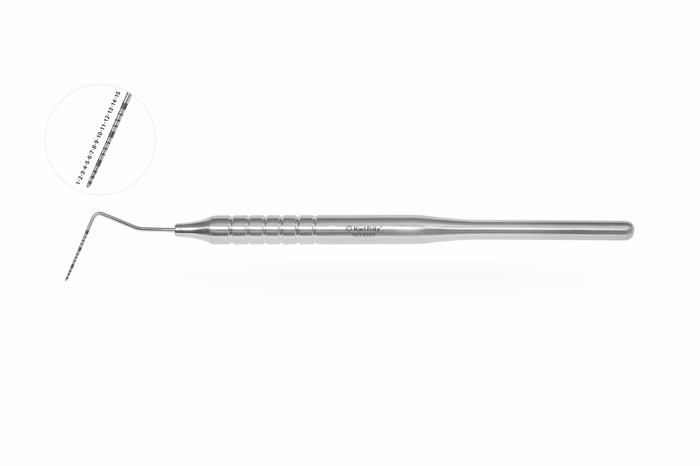 Зонд пародонтальный односторонний CP 15 4307 - фото 451369