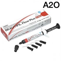 BEAUTIFIL Flow Plus F00 - реставрационный текучий материал, цвет A2O, шприц 2,2 гр., SHOFU 1231919519