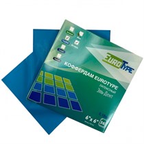 Коффердам "Eurotype" латексный, голубой/средний, без запаха (36шт.). Eurotype 1231919555