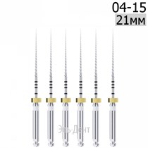 DK-Files  (ХВОСТОВИК 15ММ), 21мм, размер 04-15, машинные файлы, никель-титан, 6 шт.Eurofile 1231919087