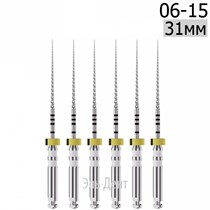 DK-Files  (ХВОСТОВИК 15ММ), 31мм, размер 06-15, машинные файлы, никель-титан, (6шт.). Eurofile 1231919124