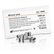 Сплав Wirocer Plus NiCr для керамики, Ni (65.2%), Cr (22,5%), Mo (9,5%) 1кг. BEGO 1231919762