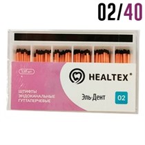 Гуттаперча 02/№40 (120 шт) с маркировкой длины. Healtex 1231920409