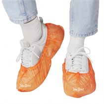 Бахилы Elegreen Экстра Плюс (с 2-ой резинкой) оранжевые, 3,7 г. 50 пар (100 шт). Elegreen 1231918799