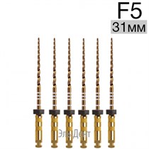 Ultratapers Gold F5, 31мм, стерильные машинные файлы, никель-титан, 6 шт., Eurofile 1231919269