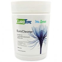 Салфетки спиртовые "EuroCleaner" БАНКА (130х175мм) 200 шт. Eurotype (Маркированный) 1231919557