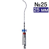 Файлы машиные XP-endo Finisher - с эффектом памяти, короткая ручка, конус 0%, 25 мм, №25, стерильный, 3 шт. FKG 1231911578