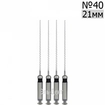 Paste Carriers  21мм, №40, каналонаполнители машинные, сталь, (4шт.). Eurofile 1231919200