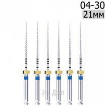 DK-Files  (ХВОСТОВИК 15ММ), 21мм, размер 04-30, машинные файлы, никель-титан, (6шт.). Eurofile 1231919090