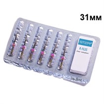 Файлы машинные R-files Gold, для первичной эндодонтии  - ассорти, длина 31мм, никель-титан - 6 шт. STEA 1231918049