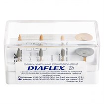 Полиры для композитов Целит "DIAFLEX" набор №2. Набор 8шт. 1231919814