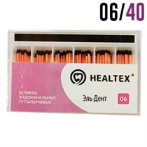 Гуттаперча 06/№40 (60 шт) с маркировкой длины. Healtex 1231920425