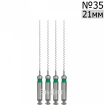 Paste Carriers  21мм, №35, каналонаполнители машинные, сталь, (4шт.). Eurofile 1231919199