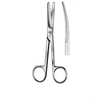 Ножницы 140 мм вертикально-изогнутые тупоконечные 1231917445