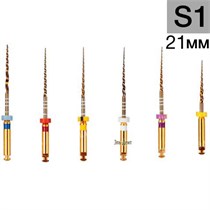 Gold-Tаper S1, 21мм (6шт.)-машинный инструмент для обработки корневых каналов, Геософт 1231916105