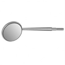 Зеркало стоматологическое №4 22 мм родиевое одностороннее, 1шт 1231917021