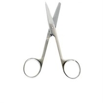 Ножницы 140 мм прямые с одним острым концом 1231917443