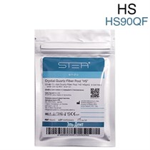 Штифты стекловолоконные, кварцевые Crystal Quartz Fiber Post "HS" конические 1,65-0,9-18мм.  (10шт.), с разверткой (дрилью) HS90QF. STEA 1231917992