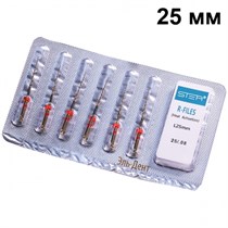 R-files Gold ручные, размер 25/08, длина 25мм.  6 шт. STEA 1231915363