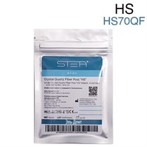 Штифты стекловолоконные, кварцевые Crystal Quartz Fiber Post "HS" конические 1,45-0,7-18мм.  (10шт.), с разверткой (дрилью) HS70QF. STEA 1231917993
