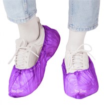 Бахилы Elegreen Экстра Плюс (с 2-ой резинкой) фиолетовые, 3,7 г. 50 пар 100 шт). Elegreen 1231918800