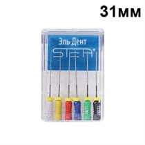 K-Files ручные, никель-титан, размер 15-40, 31мм, 6 шт. STEA 1231918069