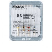 Файлы машинные с памятью формы SC PLUS 25мм, ассорти-lite (4шт.) SOCO 1231916586