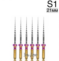 Ultratapers Engine Use S1, 21мм, машинные файлы, никель-титан, (6шт.).Eurofile 1231919220