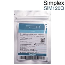Штифты стекловолоконные, кварцевые Crystal Quartz Fiber Post "Simplex" цилидроконические  1,2-0,4-18мм. (10шт.) SIM120Q. STEA 1231917990