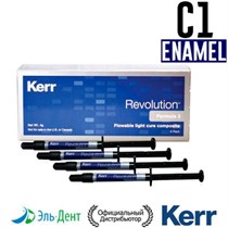 Revolution Formula 2, Эмаль C1 (4 шприца по 1гр + 20 насадок), жидкий композитный материал, 29502, Kerr 1231914345