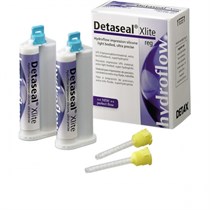 Detaseal hydroflow xlite Regular А-Силик. оттискной мат-л, корр.слой,(2х50мл+12насадок), Detax (Германия) 0001912999