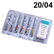 Файлы машинные DT-files Gold, детские, размер 20/.04, длина 17мм, никель-титан - 6 шт. STEA 1231918060