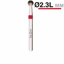 Бор алмазный 001.023L удлиненный шар FG d=023L (красный), 1шт. 1231916268