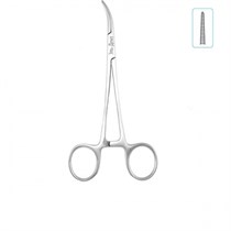 Зажим "Москит" изогнутый по ребру (150 мм) П-17-312-3 1231917428