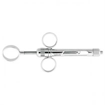Шприц карпульный хромированный, с 2-мя кольцами, ручная аспирация 1231917880