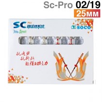 Файлы машинные с памятью формы SC-Pro 02/19, 25мм. (6шт.) SOCO 1231916518