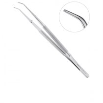 Микро-Пинцет 18,0 см хирургический изогнутый Gomel 1231916189