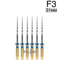 Ultratapers Engine Use F3, 31мм, машинные файлы, никель-титан, (6шт.).Eurofile 1231919235