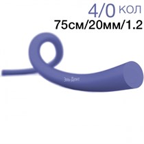 УНИФЛЕКС (пвдф) USP 4/0(МР 2), 75см, с иглой, HR(кол.1/2)-20мм., (25шт.). Линтекс 1231919030