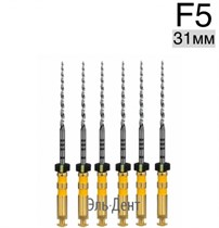 Ultratapers Engine Use F5, 31мм, машинные файлы, никель-титан, (6шт.).Eurofile 1231919237