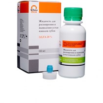 Жидкость ЭДТА 20% для выявления устья и расширения корневых каналов зубов (100 мл), Технодент 0001913170