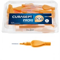 Ершики межзубные CURASEPT PROXI PREVENTION P08 светло-оранжевый 0,8мм (25 шт) 1231917828